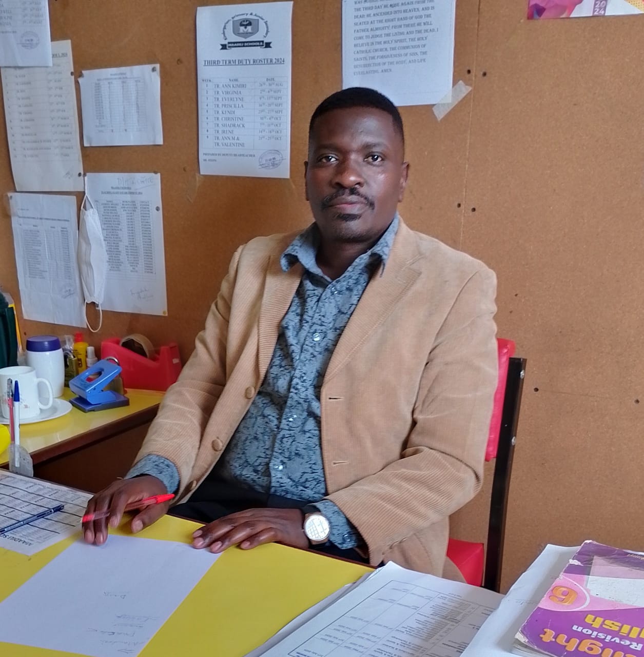 Sir Joseph Mburu, Head Teacher at Maadili Junior Schools